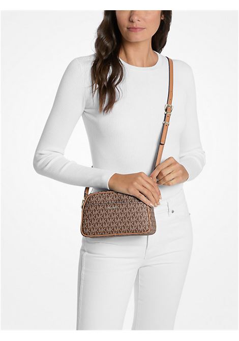 Camera bag a tracolla Bryant media con logo BRONZO GHIANDA Michael Kors | 32F5Gj6c5b252